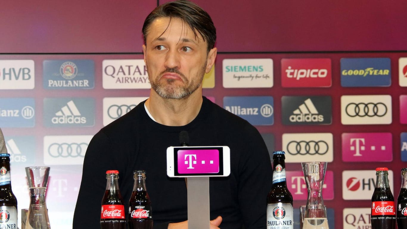 Angespannt: Bayern-Trainer Niko Kovac.
