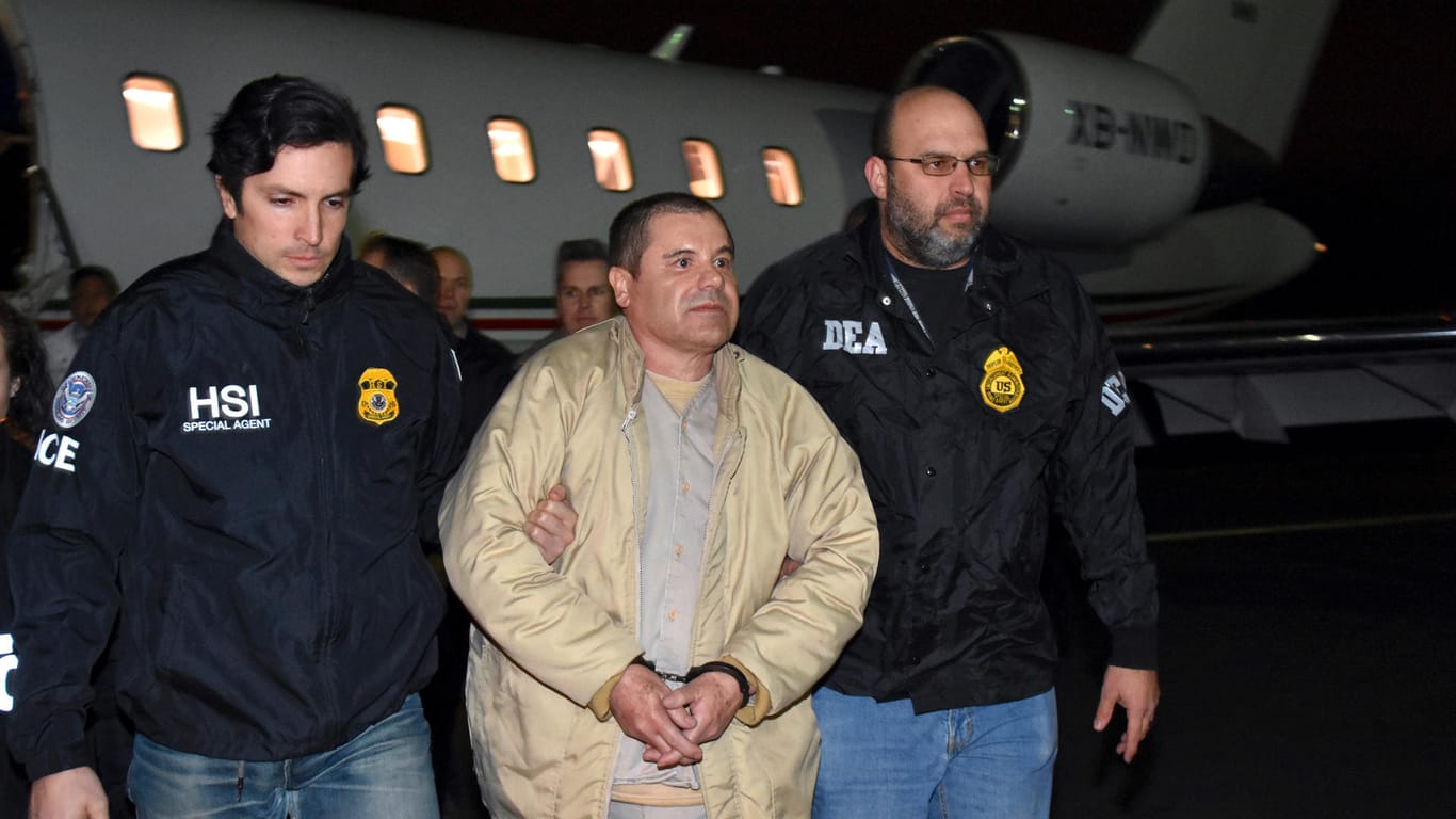 "El Chapo: Der mexikanische Ex-Drogenboss wurde im Januar 2017 an die USA ausgeliefert.