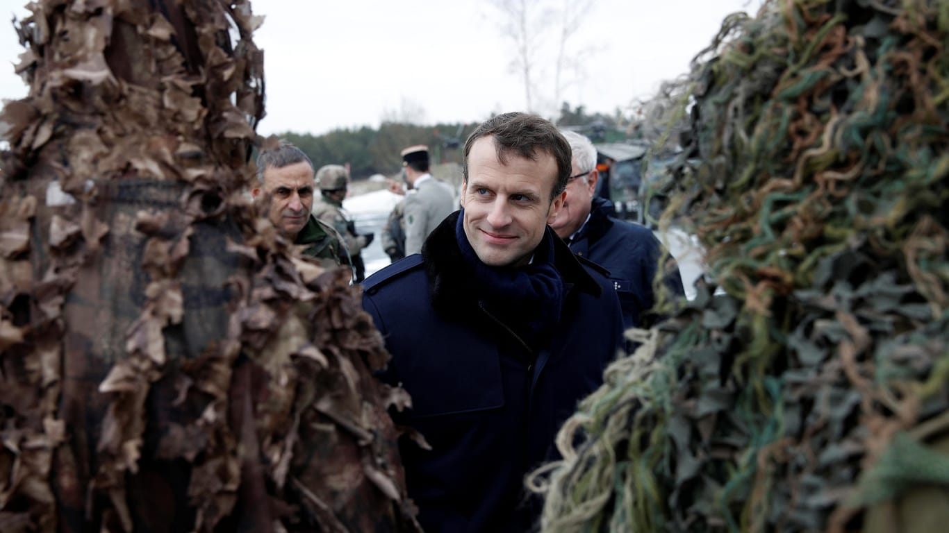 Staatspräsident Emmanuel Macron: Will sich nicht allein auf die USA verlassen.