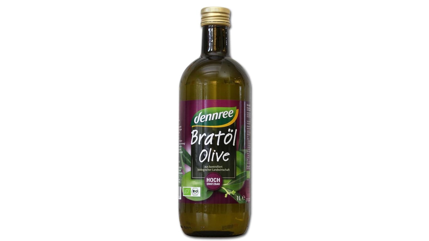 "Bratöl Olive" von Dennree: Der Hersteller will das Etikett ändern und 2019 direkt auf der Verpackungsvorderseite angegeben, was drin ist.