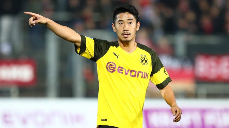 Shinji Kagawa: Der Japaner ist mir Borussia Dortmund im Duell gegen Gladbach bald im Free-TV zu sehen.