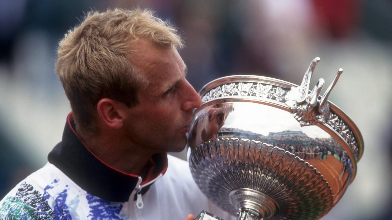 Sein größter Erfolg: Thomas Muster gewann 1995 die French Open in Paris.