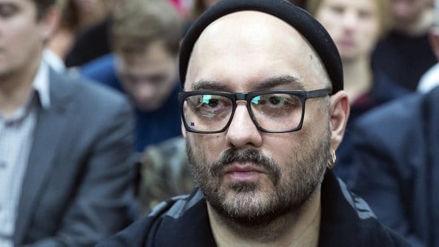 Kirill Serebrennikow im Verhandlungsraum in Moskau.