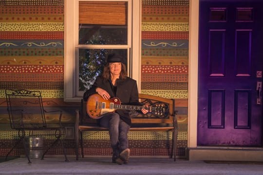 Robben Ford vor seinem "Purple House".