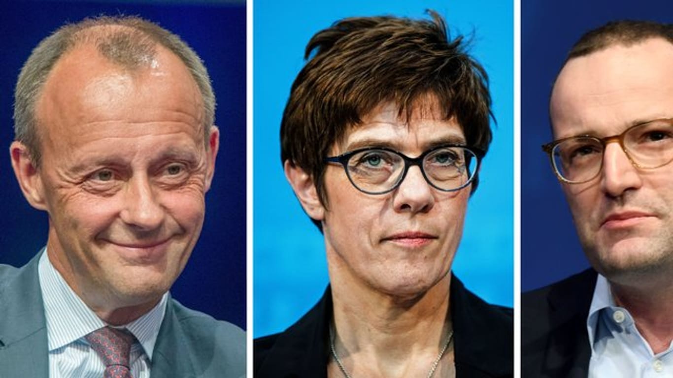 Haben momentan die besten Chancen auf den CDU-Vorsitz: Friedrich Merz und Annegret Kramp-Karrenbauer.
