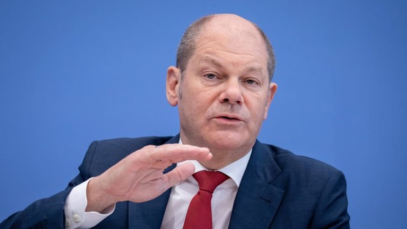 Bundesfinanzminister Olaf Scholz in Berlin.