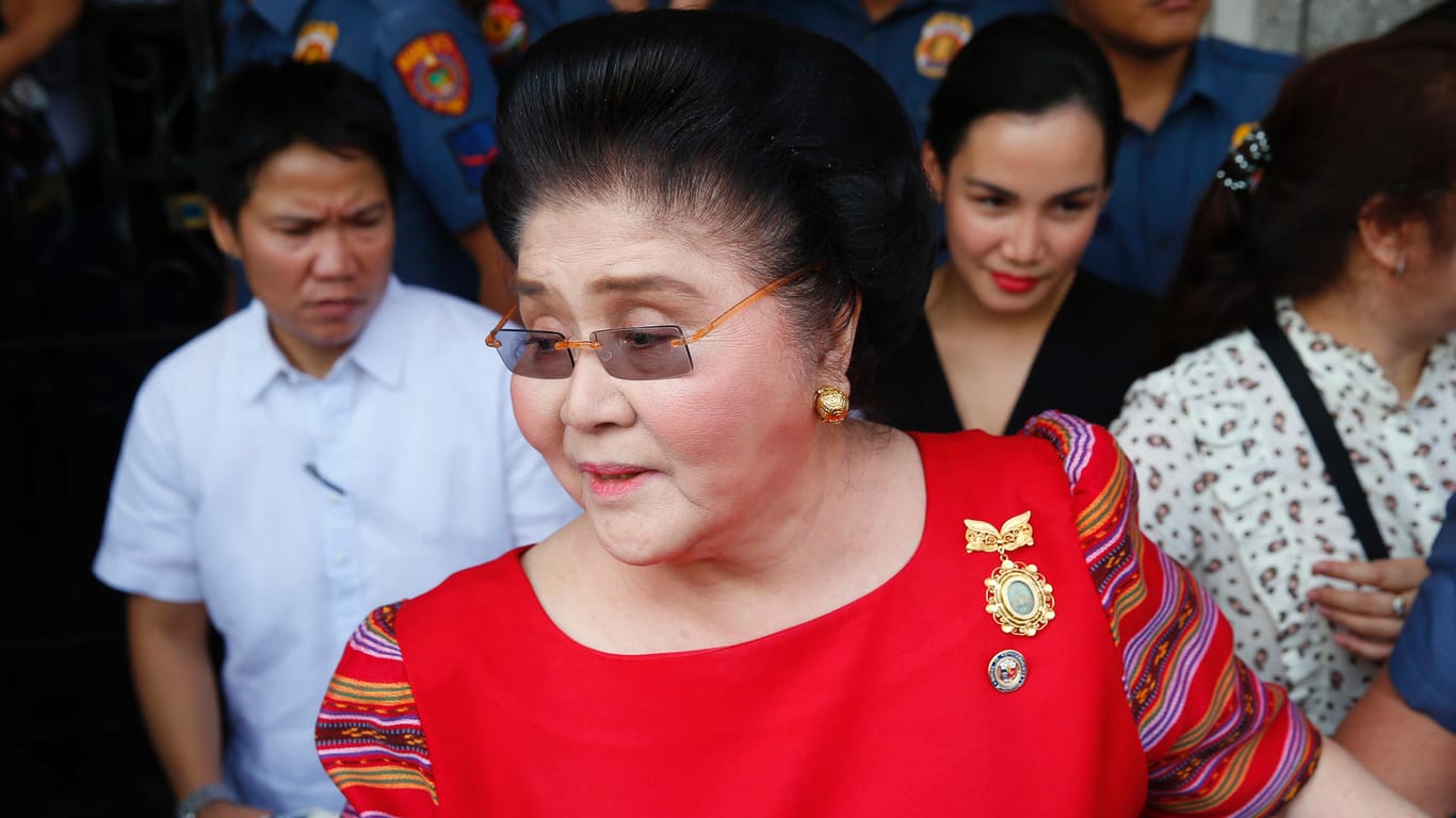 Abgeordnete Imelda Marcos: Sie ist die Witwe des langjährigen Diktators Ferdinand Marcos.