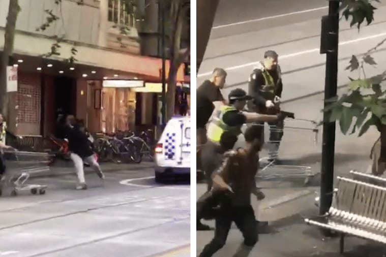 Mit dem Einkaufswagen auf den mutmaßlichen Terroristen los: Der "Trolleyman" ließ sich nicht schrecken.