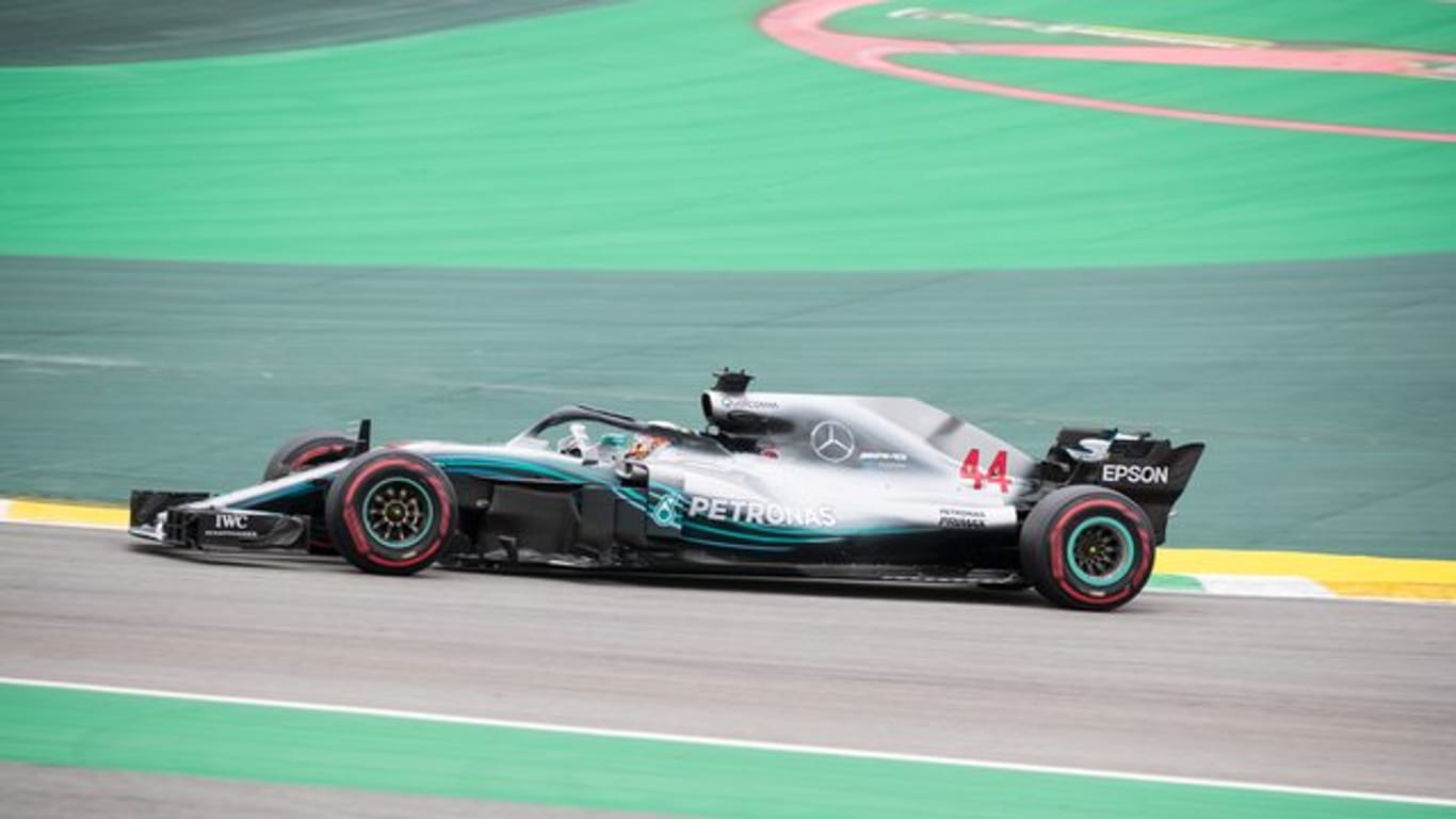 Lewis Hamilton hat sich beim Grand Prix von Brasilien die Pole Position gesichert.