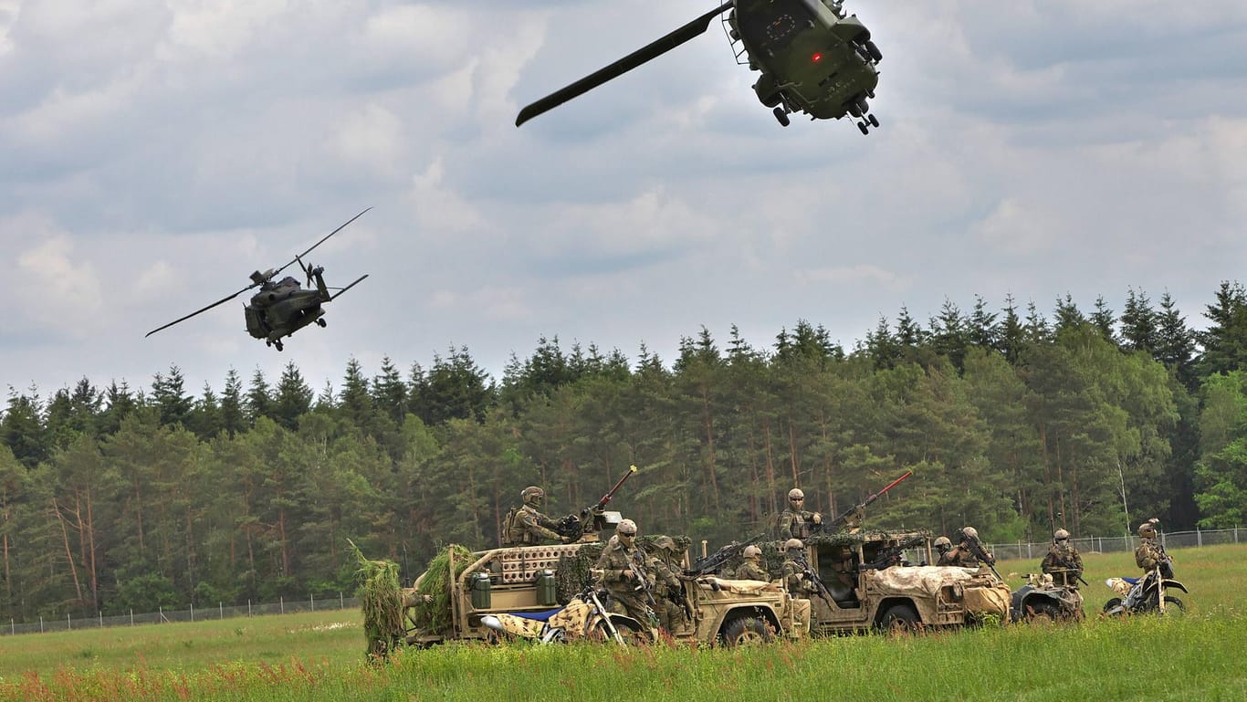 Soldaten bei einer Übung (Symbolbild): Die Bundeswehr veröffentlicht eine neue Serie zum KSK.