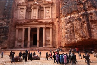 Petra in Jordanien (Archivbild): Das Weltkulturerbe wurde von Wassermassen überschwemmt.