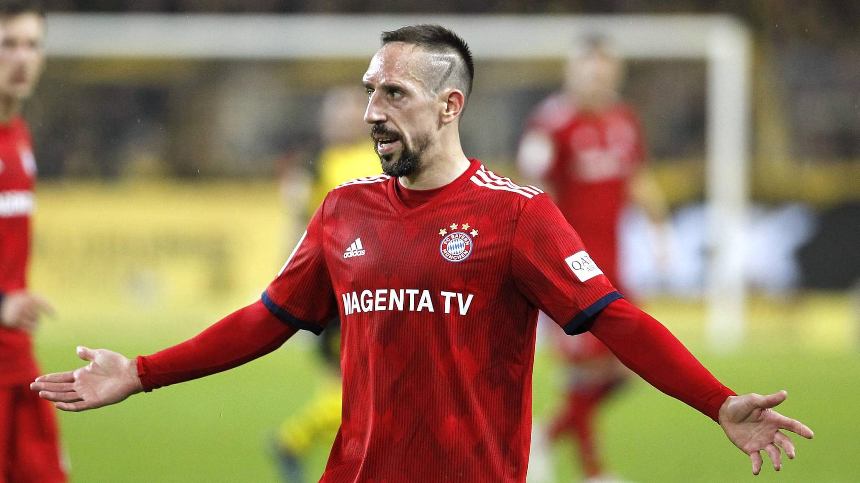 Franck Ribéry: Der Franzose machte gegen den BVB sein 257. Bundesligaspiel für den FC Bayern.