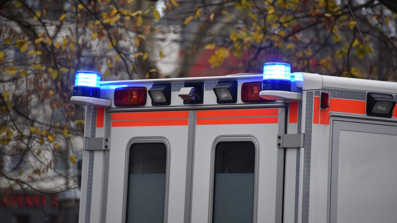 Krankenwagen mit Blaulicht: In Rastatt erlitten zwei Senioren bei einem Unfall schwere Verletzungen (Symbolbild).