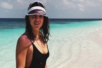 Urlaub auf den Malediven: Vanessa Mai flittert auf den Malediven.