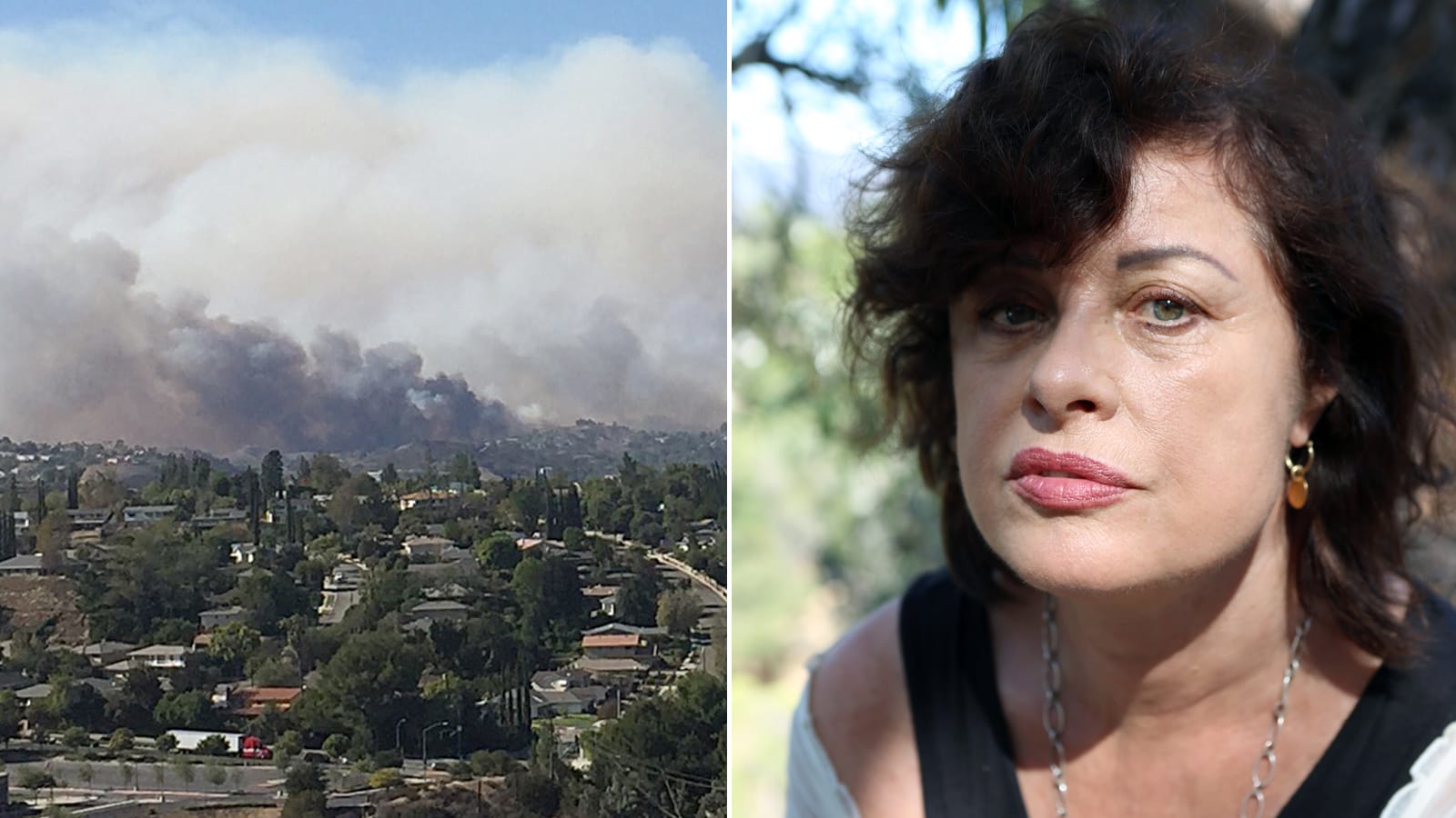 Dicke Rauchwolken ziehen über die Hügel des Topanga Canyon, östlich von Malibu: Hier hat auch Uschi Obermaier, eines der bekanntesten Gesichter der 1968er Bewegung, ein Haus.