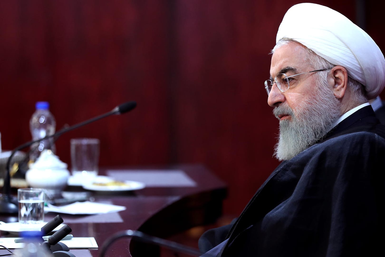 Hassan Ruhani, Präsident des Iran: Die neuen US-Sanktionen sollen "maximalen Druck" auf das Atomprogamm des islamischen Gottesstaats ausüben.