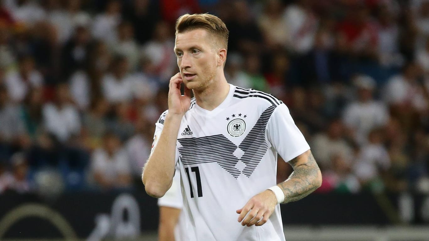 Marco Reus: Der 29-Jährige hat bislang 36 Länderspiele für die deutsche Nationalmannschaft bestritten.