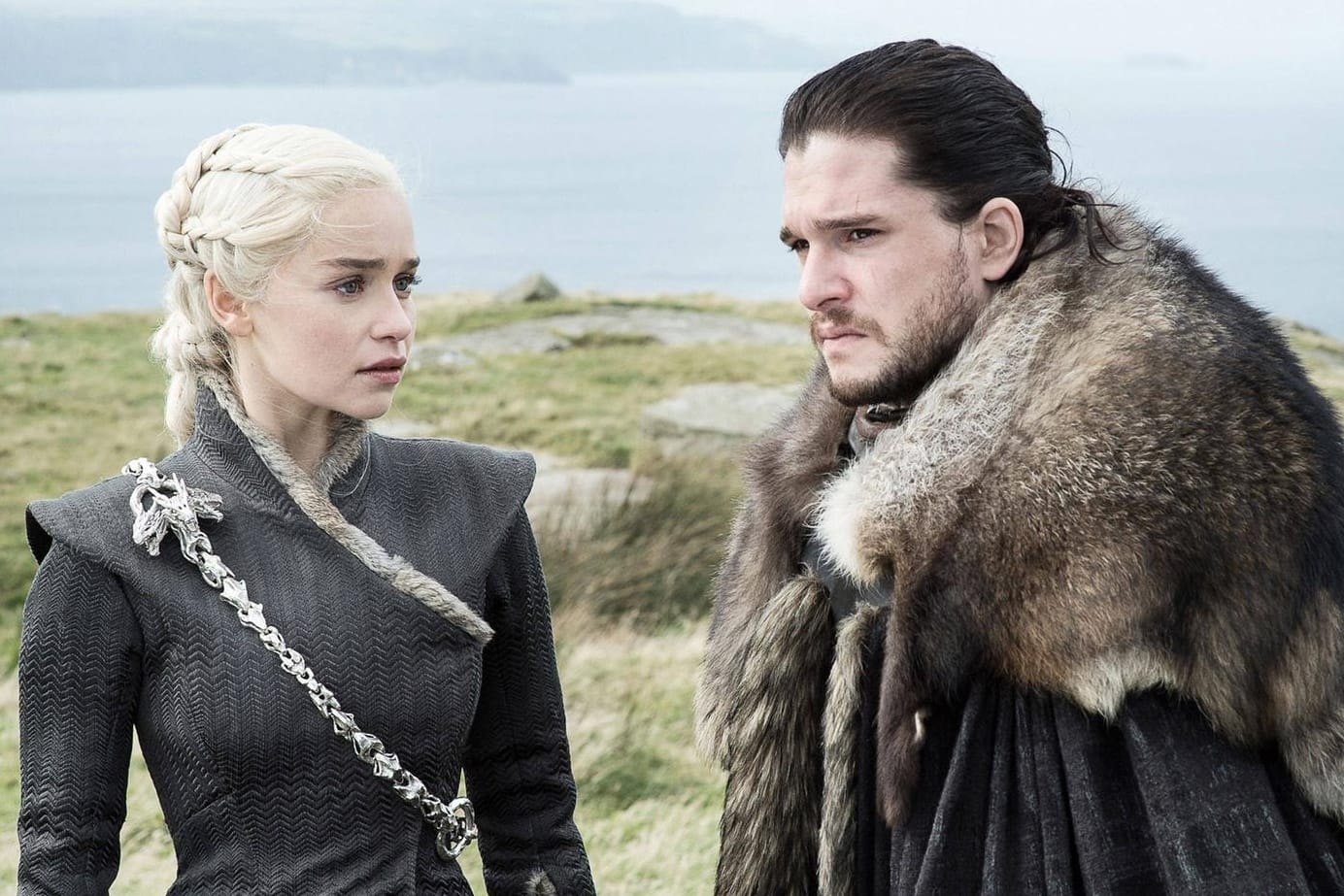 "Game Of Thrones": Emilia Clarke und Kit Harington in Staffel Sieben.