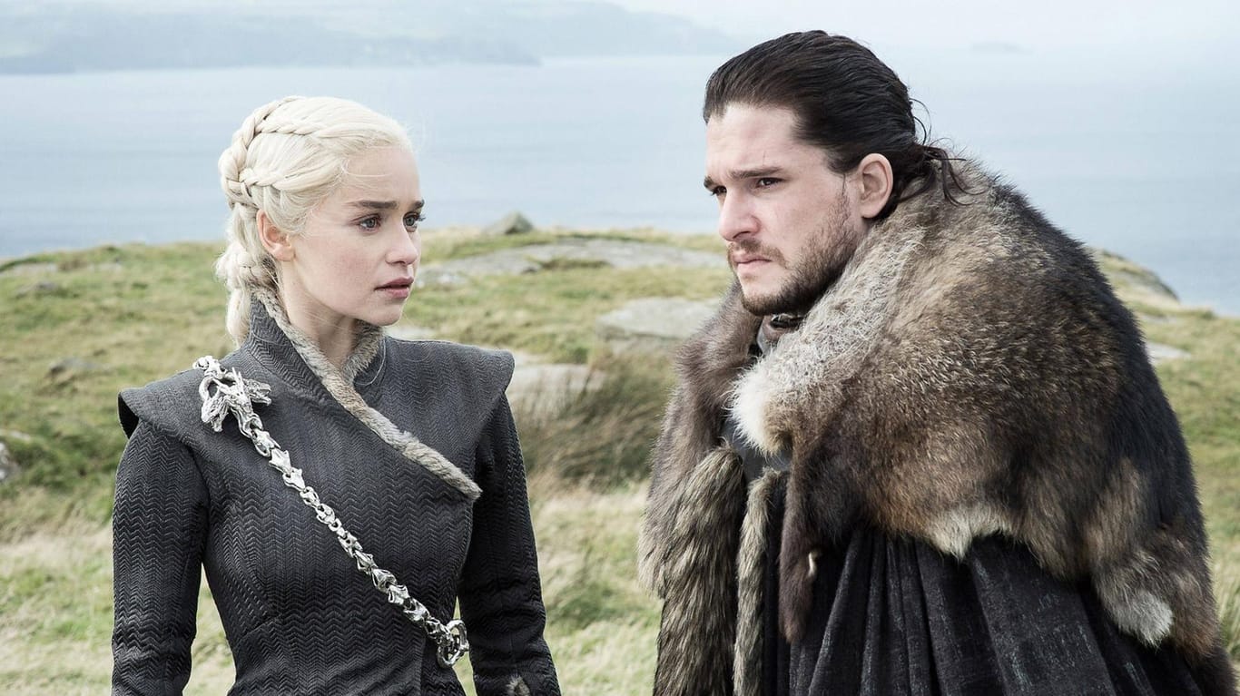 "Game Of Thrones": Emilia Clarke und Kit Harington in Staffel Sieben.