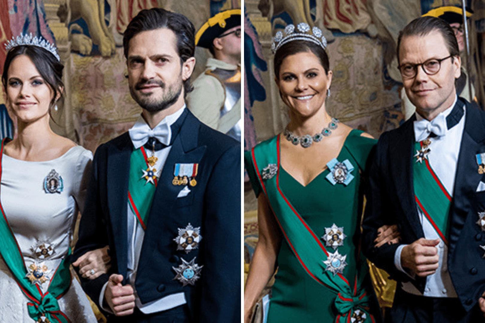 Abendlicher Termin: Prinzessin Sofia und Prinz Carl Philip kamen ebenso zum Staatsdinner wie Prinzessin Victoria und Prinz Daniel.