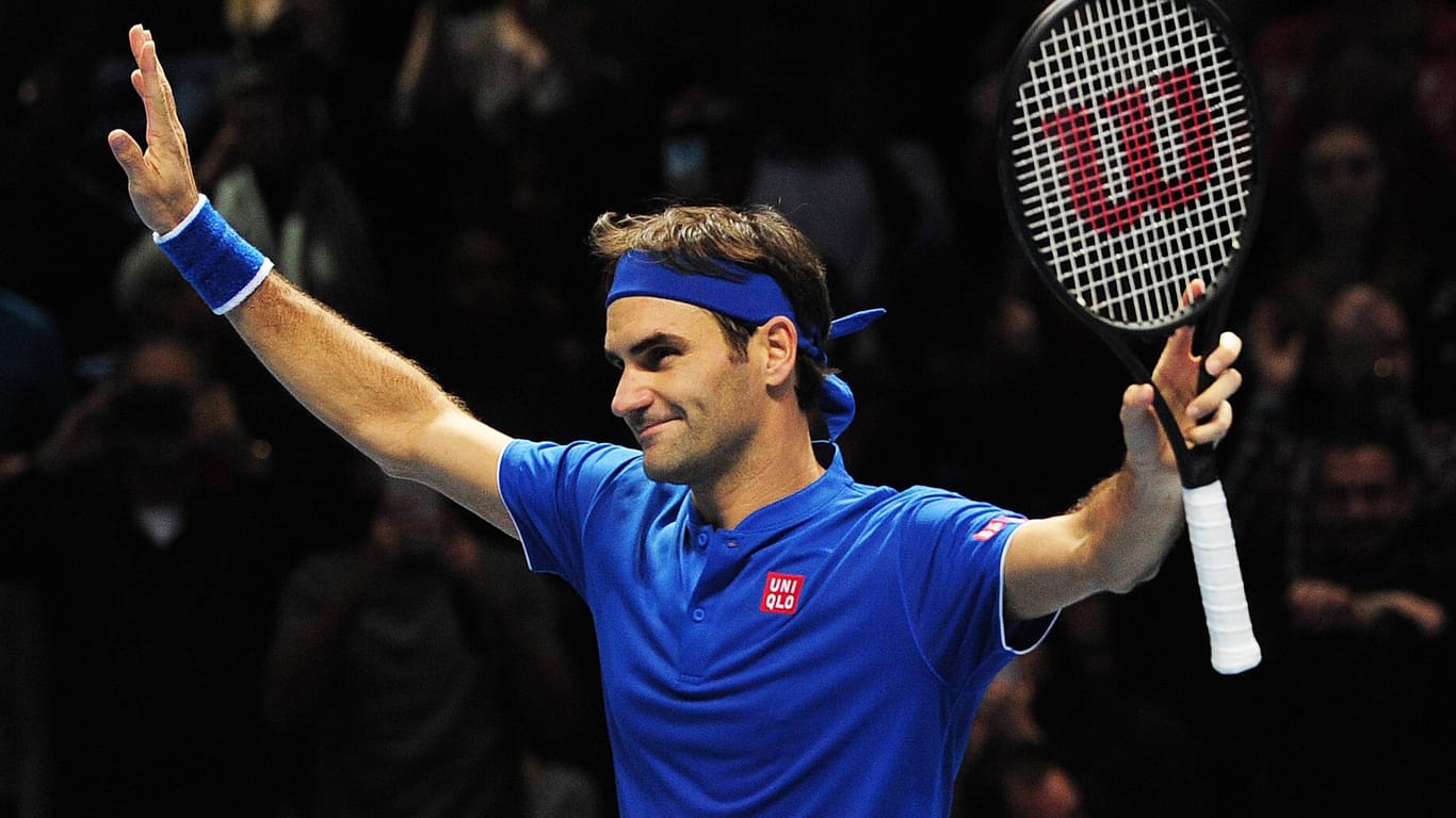 Roger Federer: Der Schweizer ließ Dominic Thiem keine Chance.