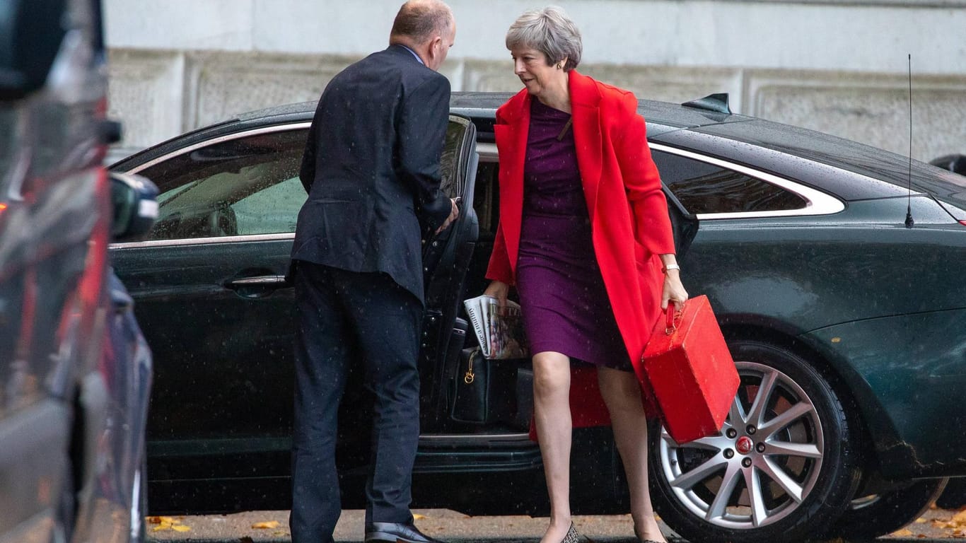 Die britische Premierministerin Theresa May: Fraglich ist, ob ihr Kabinett und das britische Parlament die Einigung mit Brüssel akzeptieren.