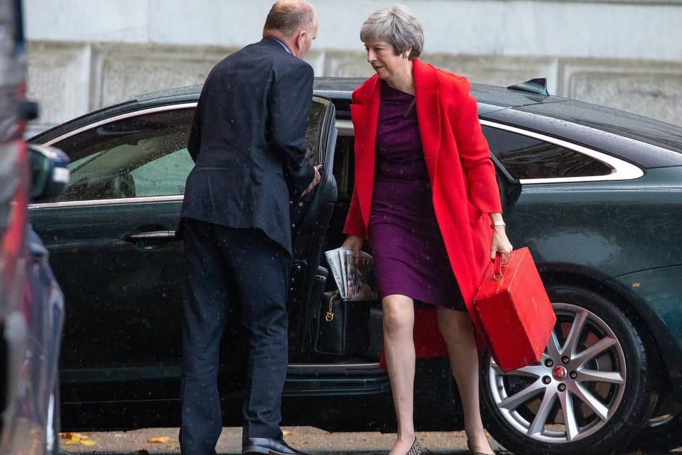 Die britische Premierministerin Theresa May: Fraglich ist, ob ihr Kabinett und das britische Parlament die Einigung mit Brüssel akzeptieren.