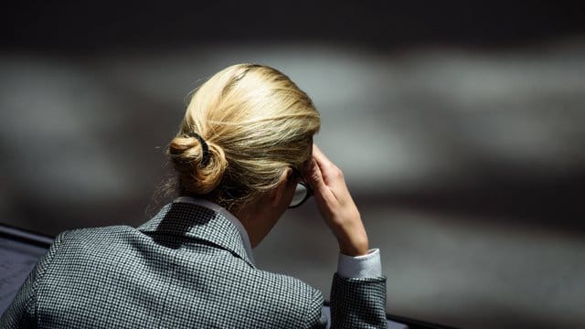 Alice Weidel im Oktober bei einer Plenarsitzung des Deutschen Bundestages in Betlin.