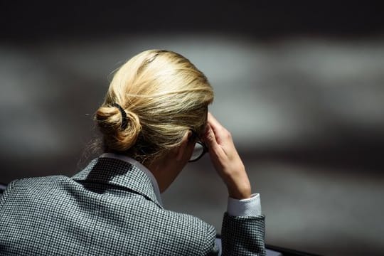 Alice Weidel im Oktober bei einer Plenarsitzung des Deutschen Bundestages in Betlin.