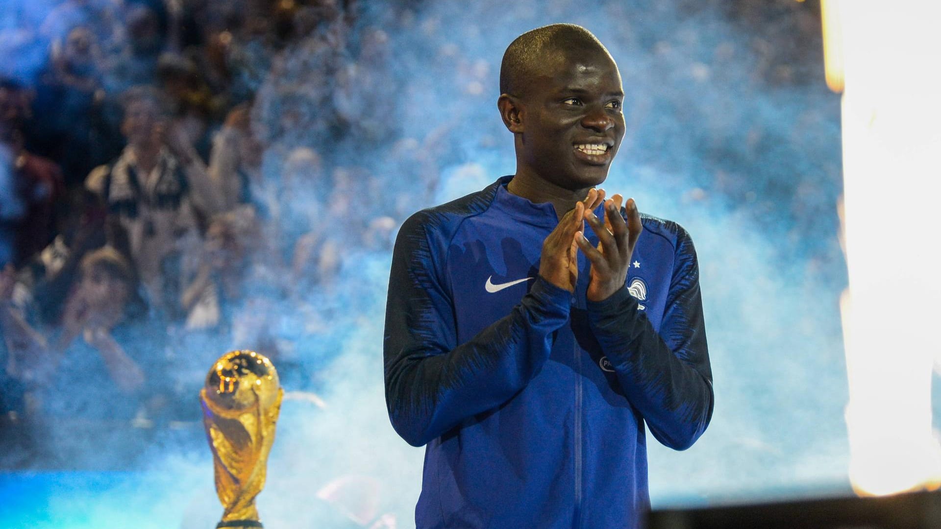 Karriere-Höhepunkt: N'Golo Kante wurde mit der französischen Nationalmannschaft im Sommer Weltmeister.