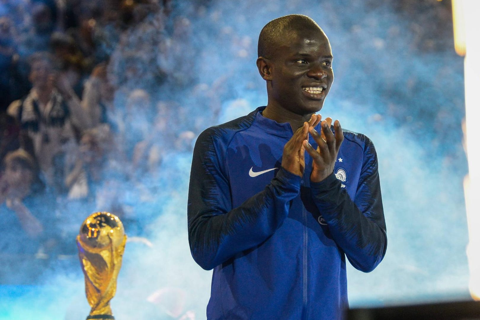 Karriere-Höhepunkt: N'Golo Kante wurde mit der französischen Nationalmannschaft im Sommer Weltmeister.