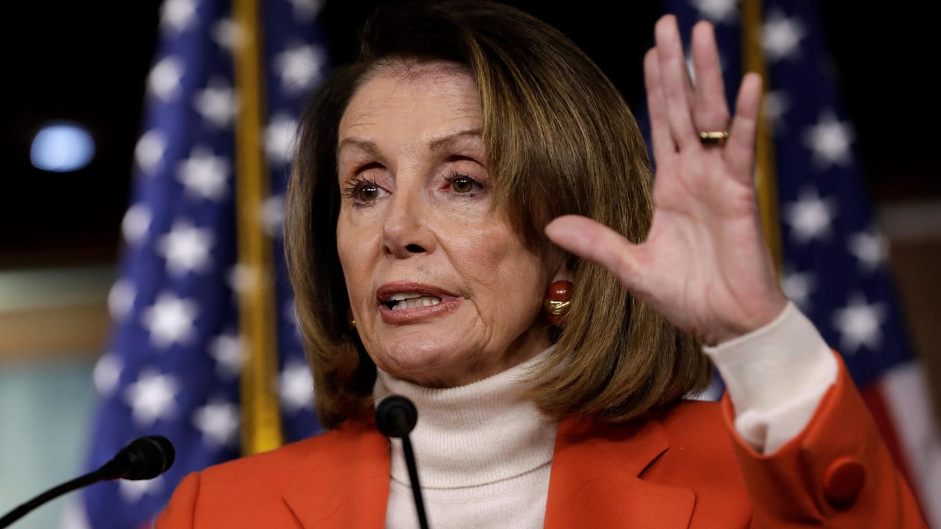 Will noch mal: Nancy Pelosi bei einer Pressekonferenz am Donnerstag