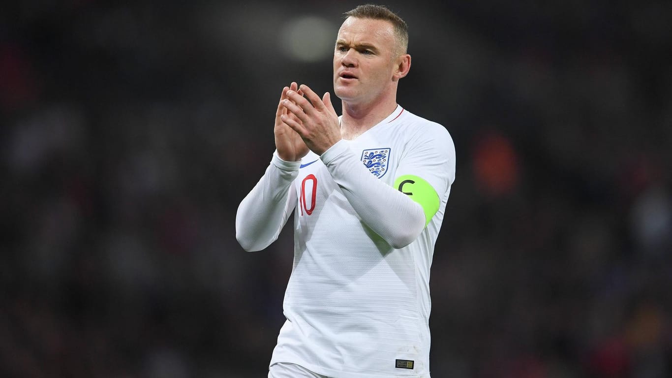 Seine letzte Partie für die "Three Lios": Wayne Rooney hört nach 120. Länderspielen für England auf.