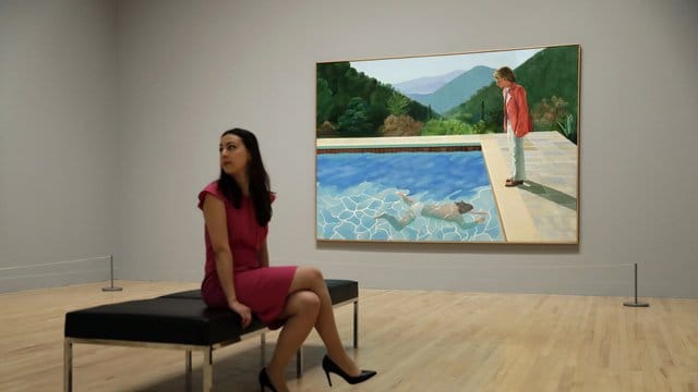 David Hockney, Portrait of an Artist (Pool with Two Figures), 1972.