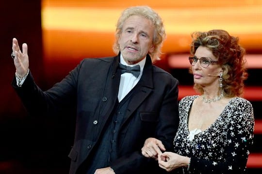 Der gemeinsame Auftritt von Thomas Gottschalk und Sophia Loren war einer der Höhepunkte der Show.