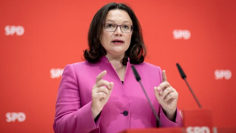 SPD-Chefin Andrea Nahles will dafür sorgen, dass Hartz IV der Vergangenheit angehört.