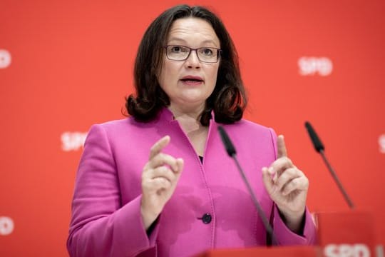 SPD-Chefin Andrea Nahles will dafür sorgen, dass Hartz IV der Vergangenheit angehört.