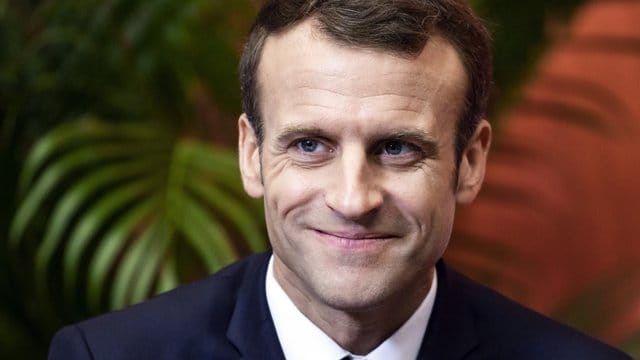 Emmanuel Macron besucht Berlin.