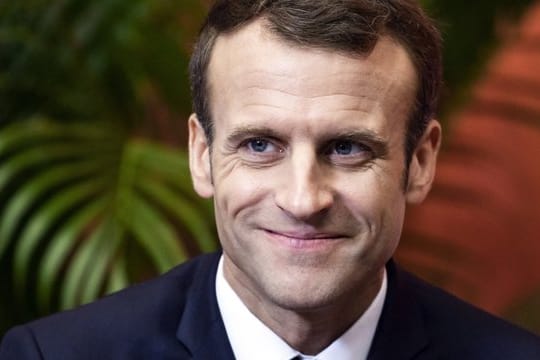 Emmanuel Macron besucht Berlin.