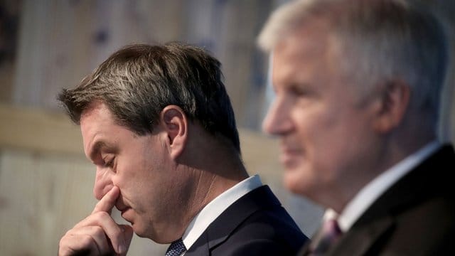 Bayerns Ministerpräsident Markus Söder (l. Bayerns Ministerpräsident Markus Söder (l.