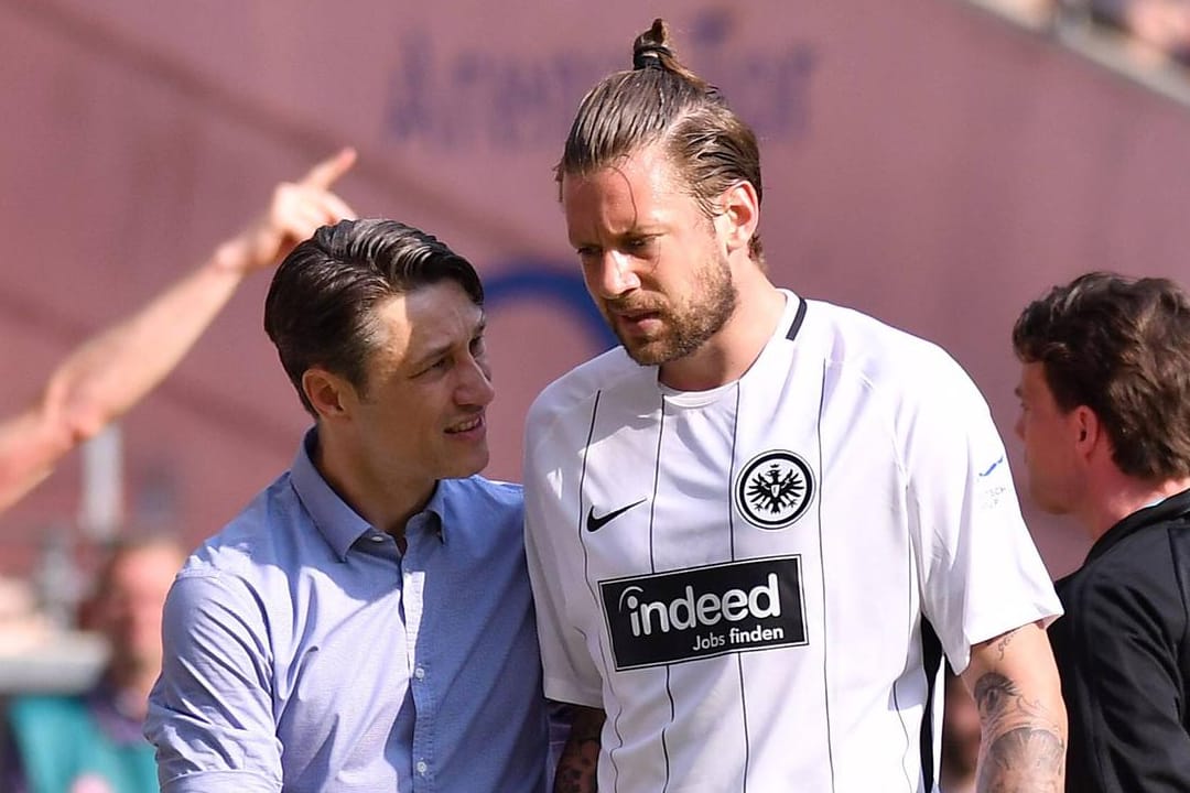 Gemeinsame Zeit in Frankfurt: Niko Kovac (links)und Marco Russ.