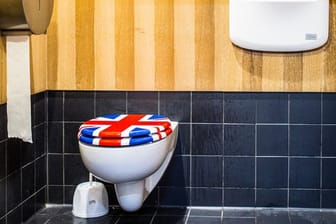 Die Toilettenkabine Jubiloo in London.