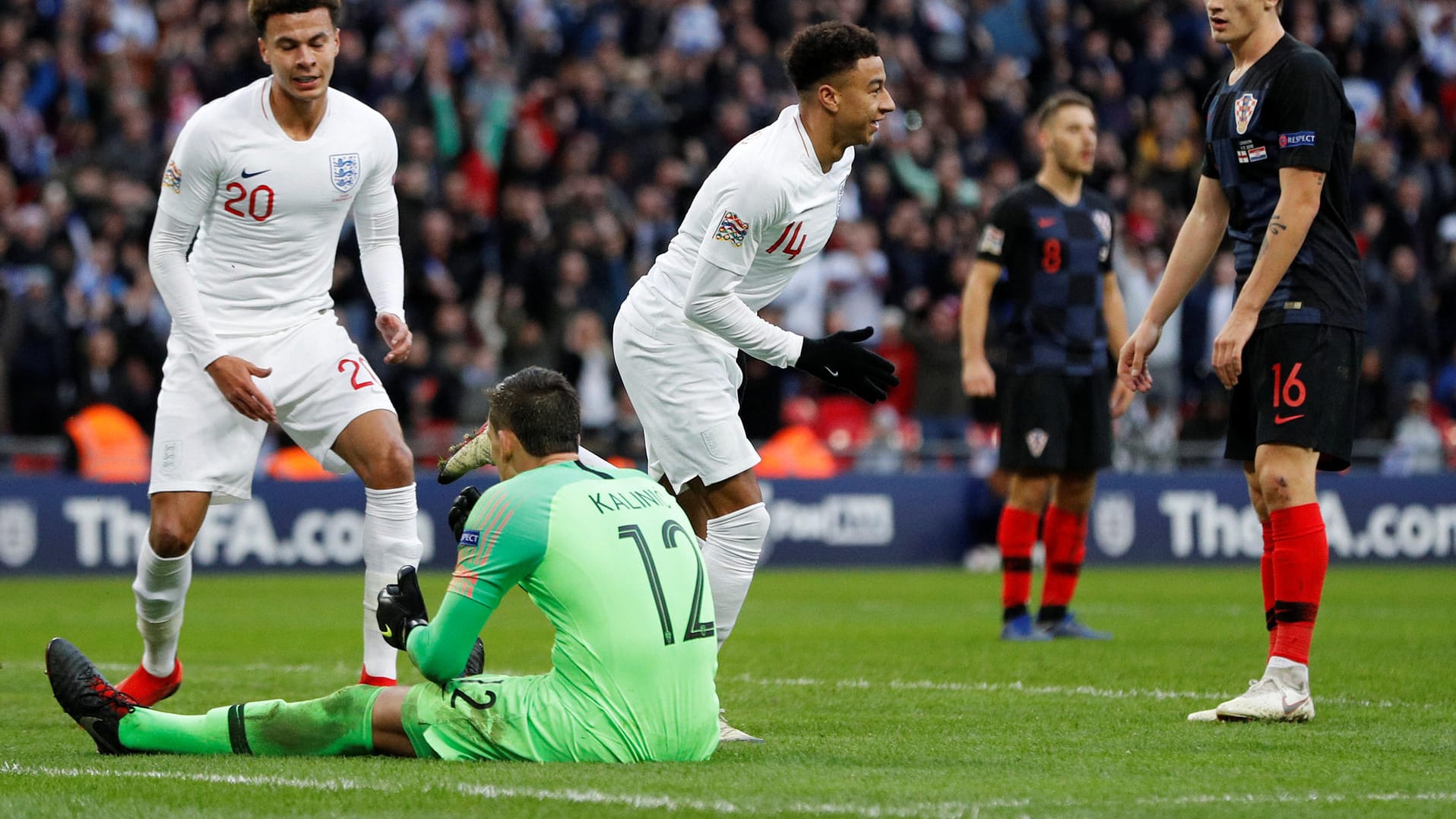 Spannung bis zum Ende: Während England jubelt, trauert Kroatien.