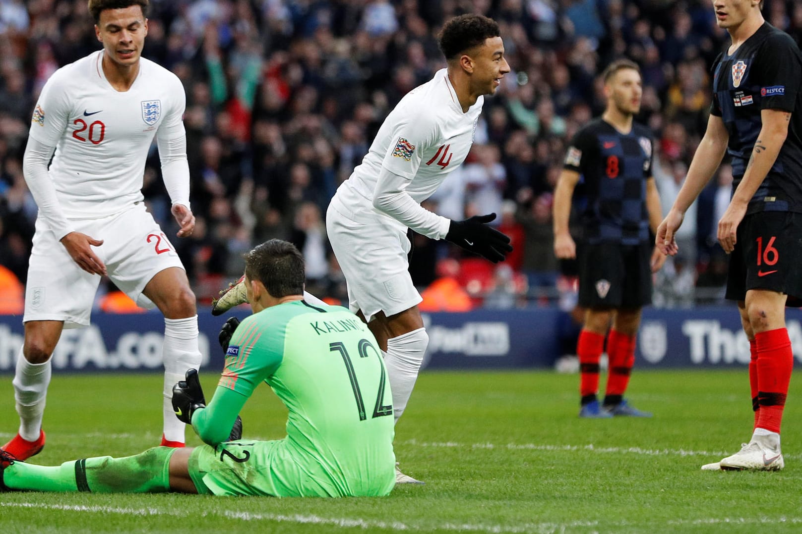 Spannung bis zum Ende: Während England jubelt, trauert Kroatien.