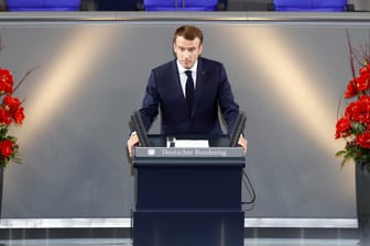 Emmanuel Macron im Bundestag: "Heute müssen wir ein neues Kapitel aufschlagen."