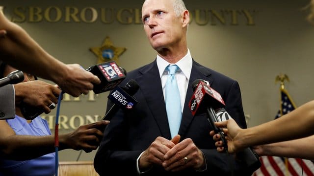 Rick Scott geht für den US-Bundesstaat Florida in den Senat. Rick Scott geht für den US-Bundesstaat Florida in den Senat.