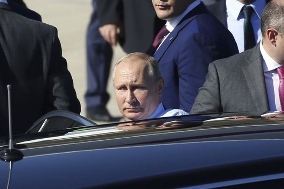 Wladimir Putin, Präsident von Russland, Besucht Istanbul.