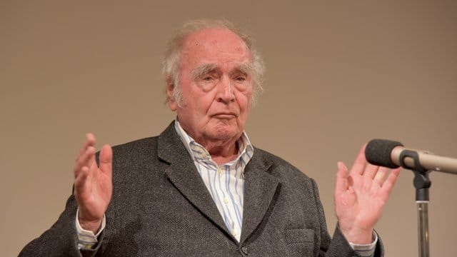 Martin Walser im Stuttgarter Literaturhaus.