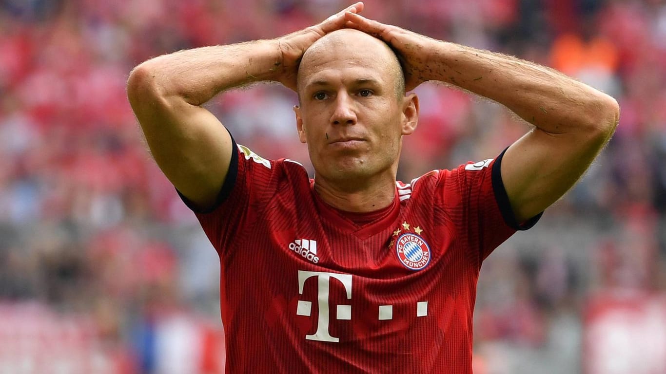 Unzufrieden mit der Leistung seines Teams: Arjen Robben.