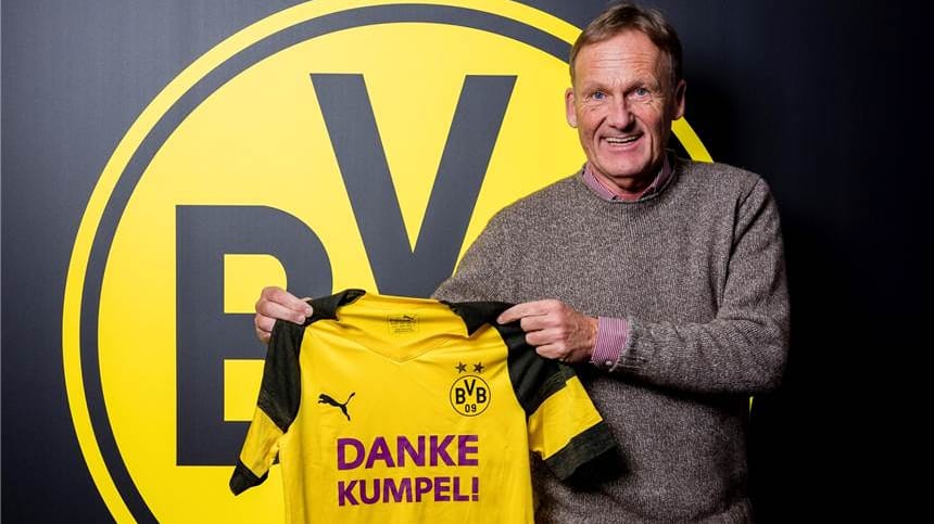 "Danke Kumpel": So ehrt der BVB die Bergleute im Ruhrgebiet.